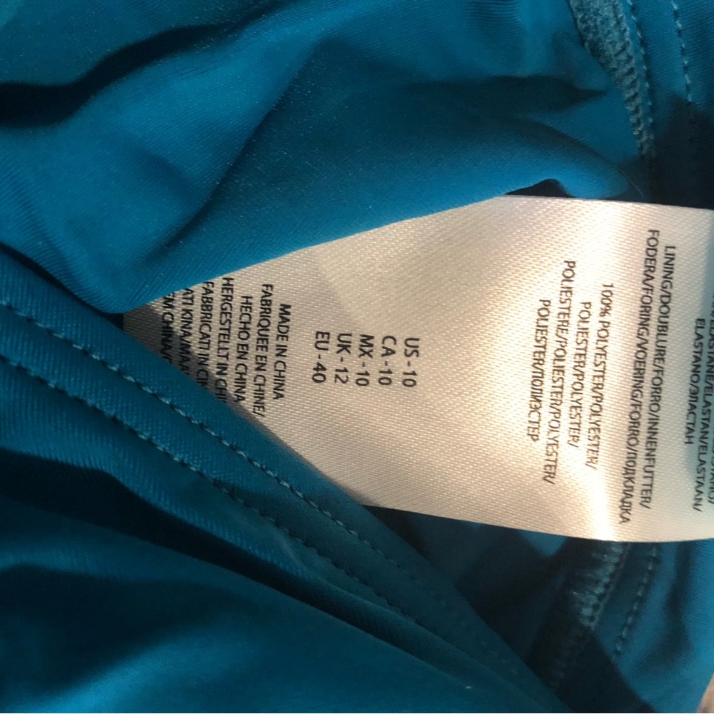 Three Tiered Two Piece Tankini Size 10 & 12 - Picture 7 of 7